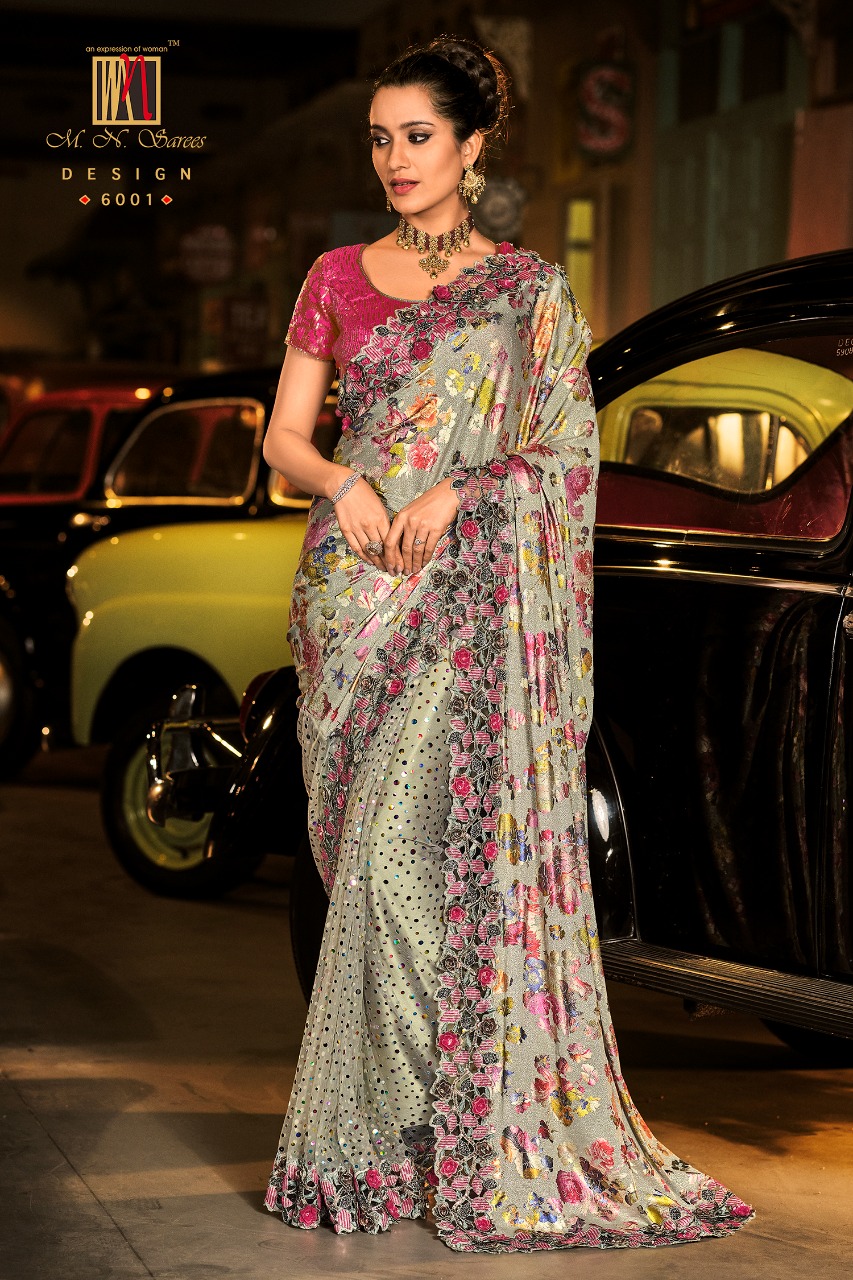 Buy Trendy Pink Silk Wedding Party Wear Saree | Wedding Sarees