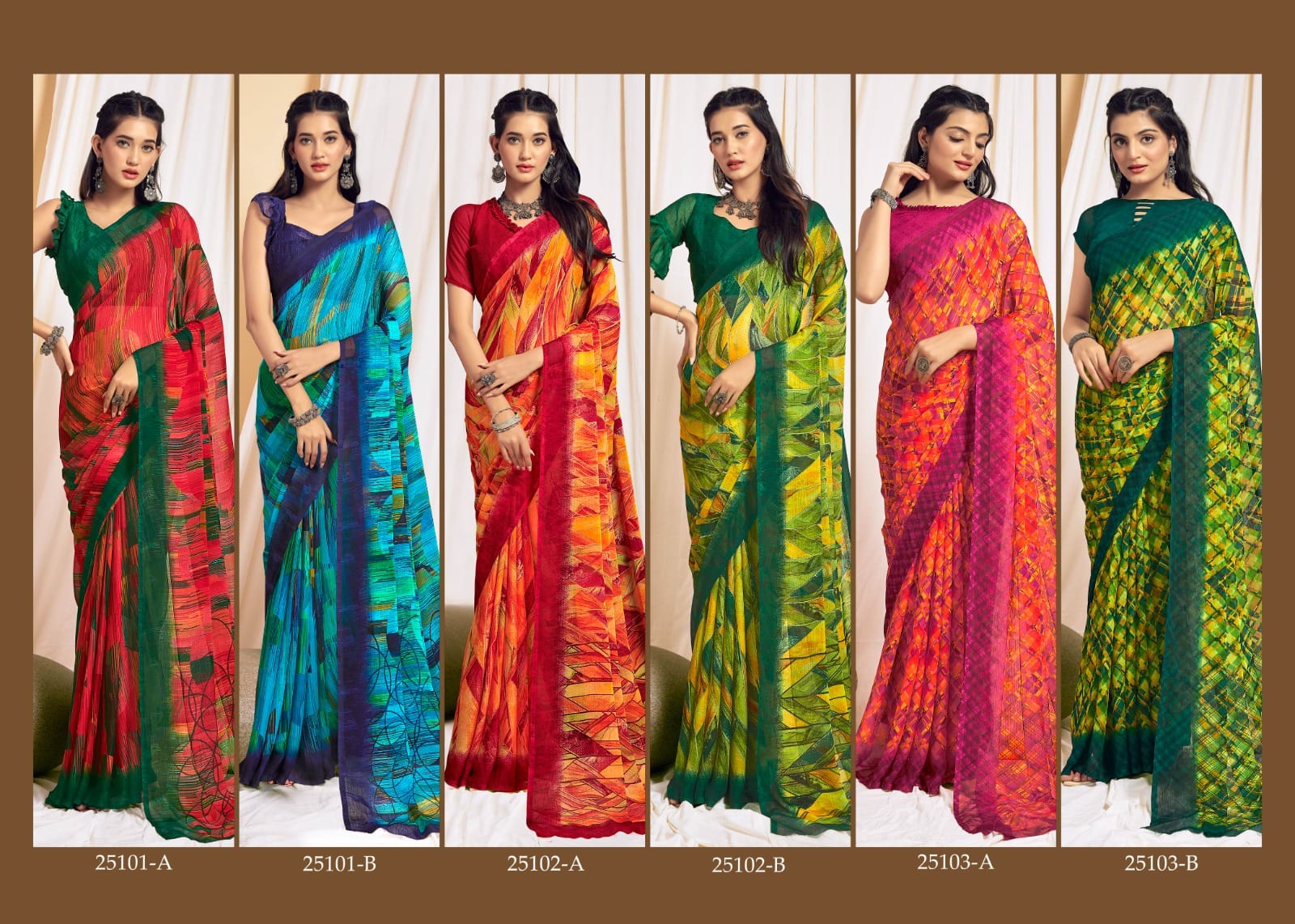 Saroj Fruits Combo 2 Daily Wear Vichitra Silk Saree Collection