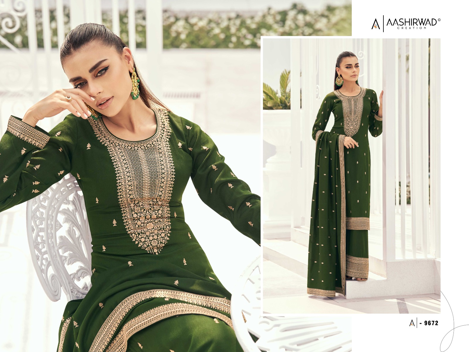 Buy Archisha Women Rust And Off White Salwar Suit - Kurta Sets for Women  109372 | Myntra