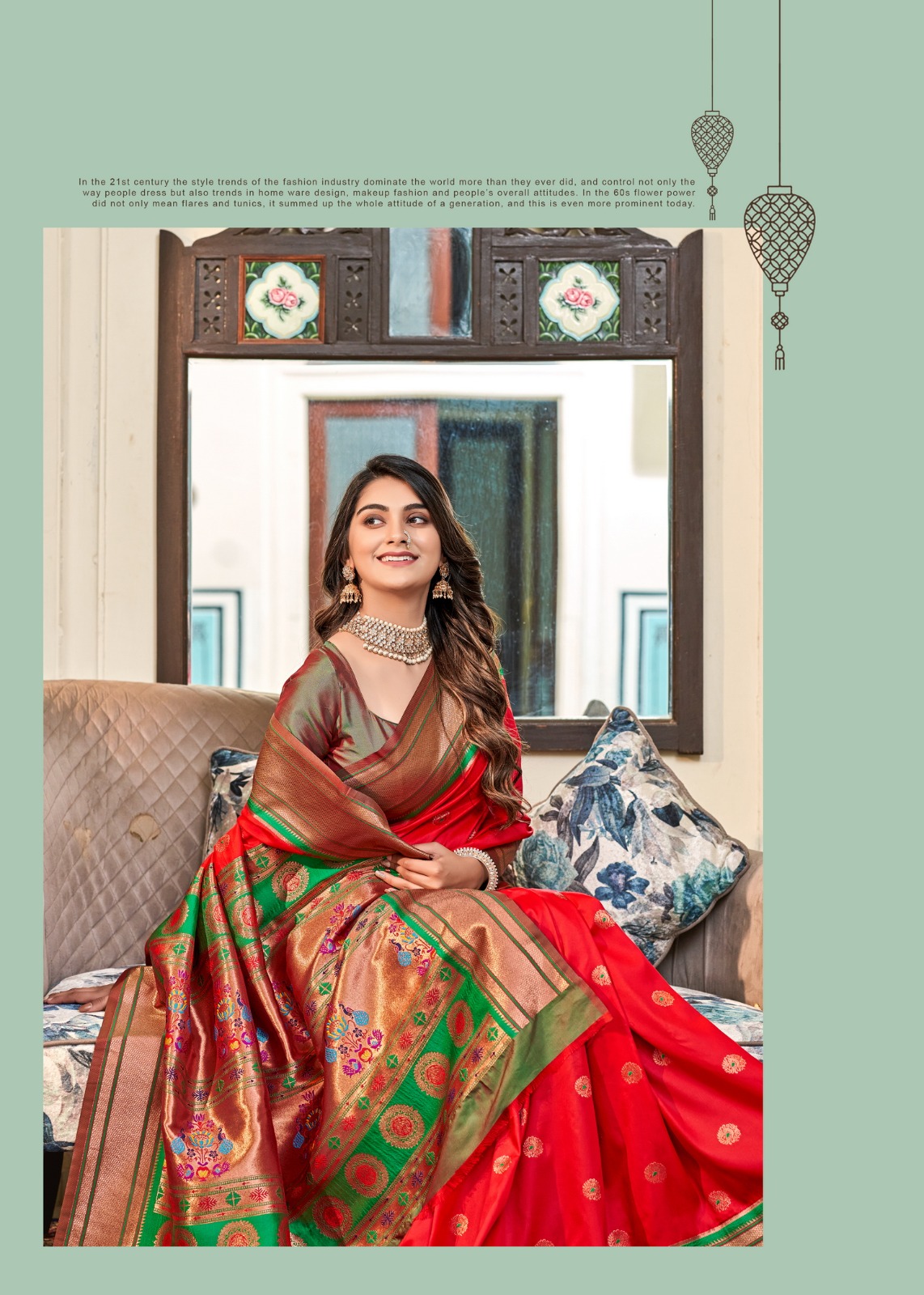 Gorgeous Sarees That Maharashtrian Brides Can Pick Which Are Not Paithanis!  | WedMeGood