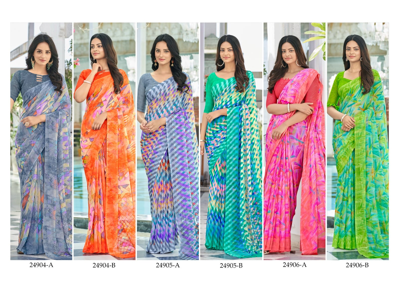 Chiffon Saree - Buy Elegant Chiffon Sarees online - Myntra