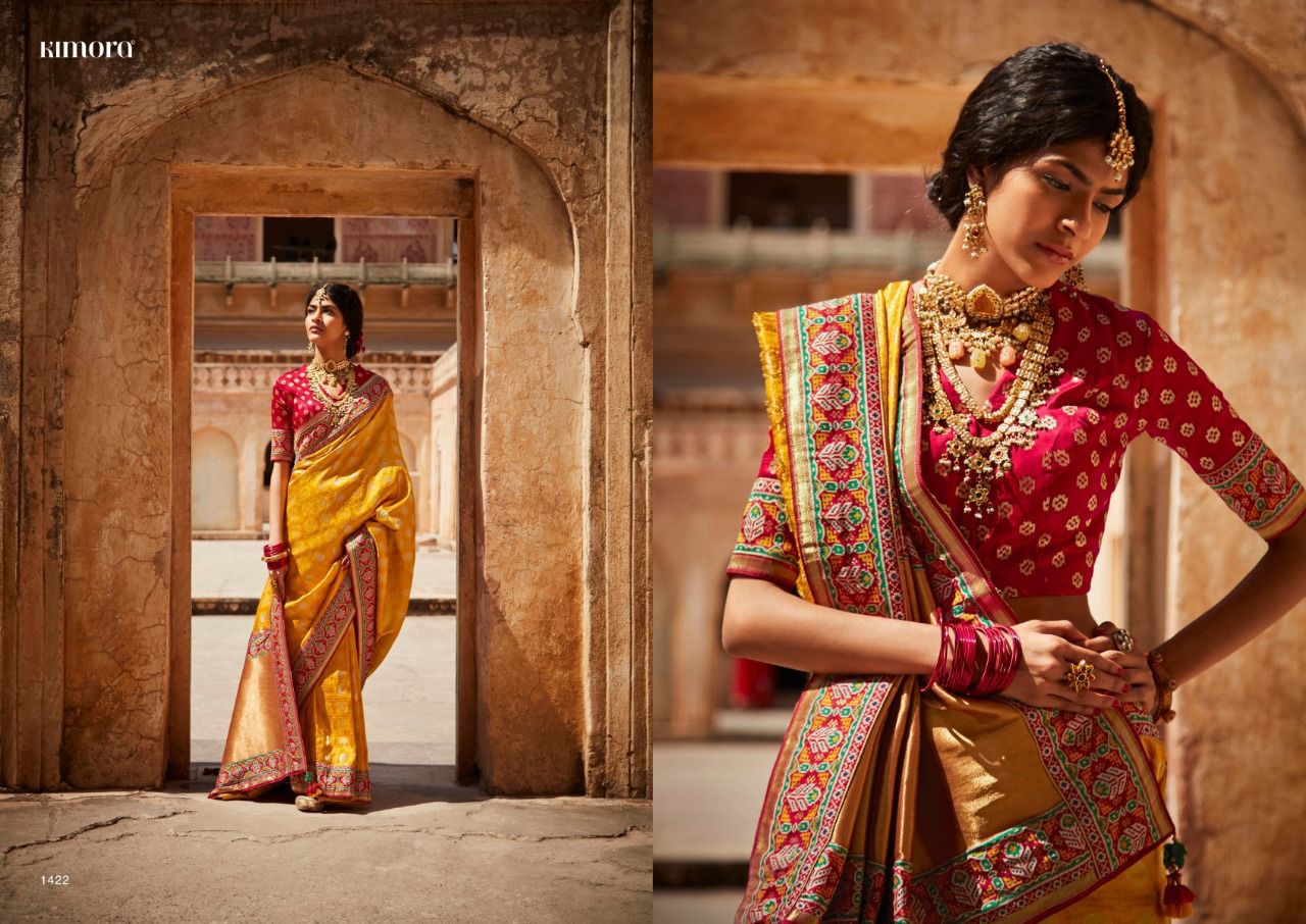 Kimora Sindhuri Sakhi Exclusive Banarasi Silk Saree New Collection