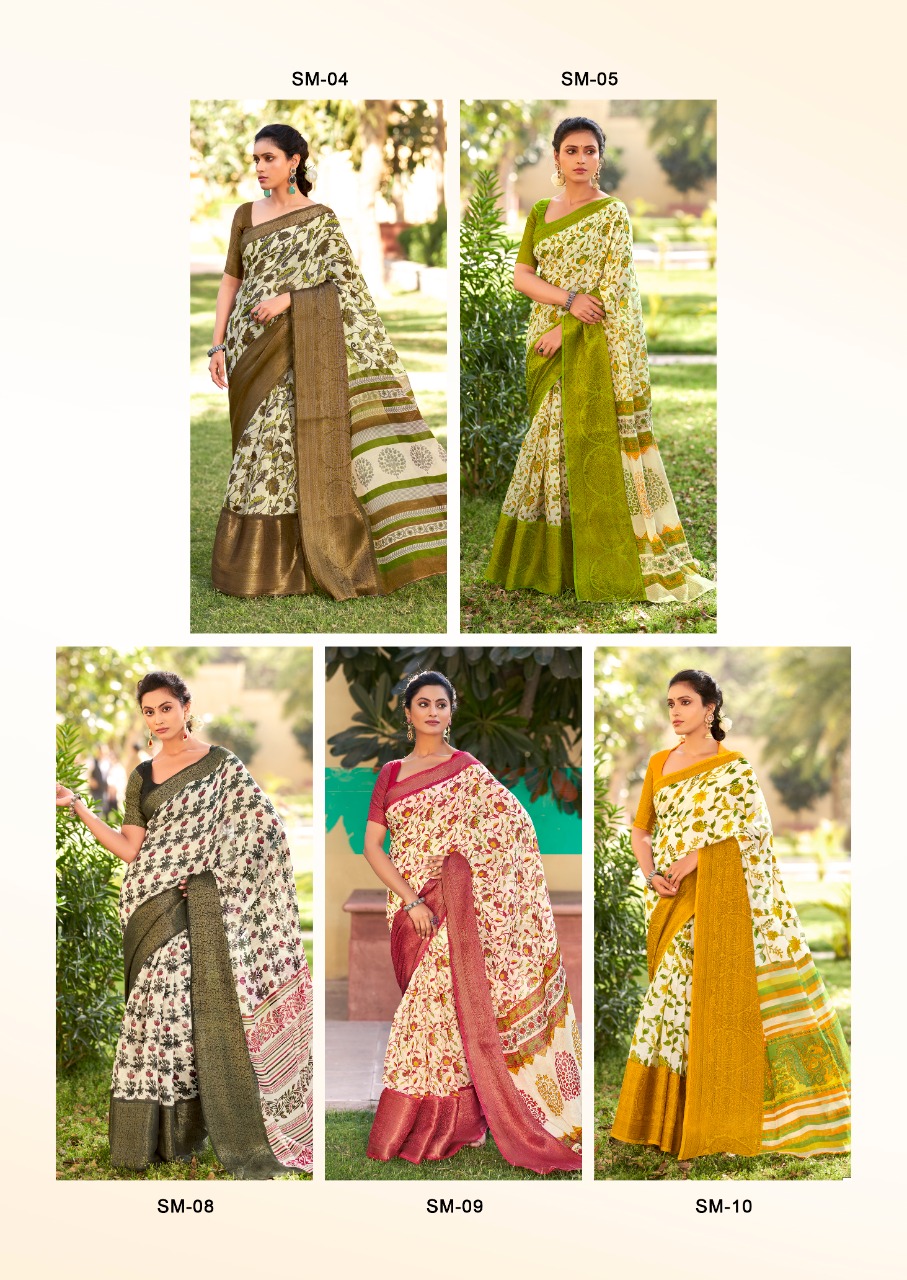 Sl 22 Daily Wear Printed Cotton Saree Collection