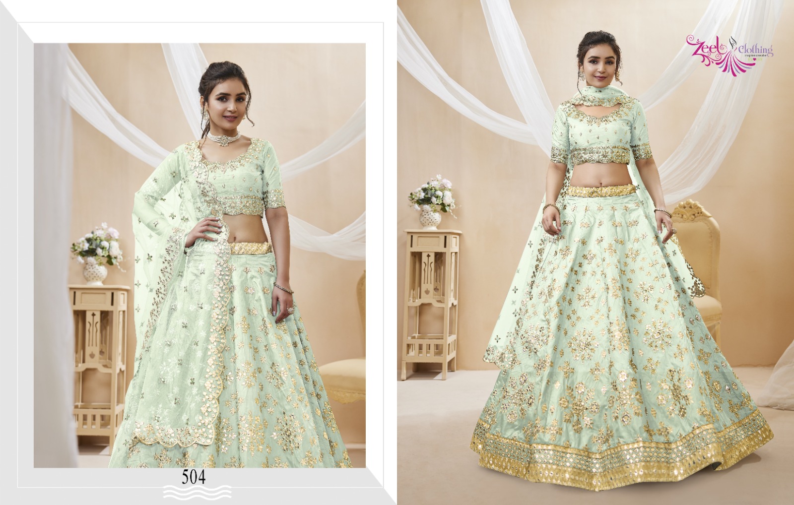 Zeel Clothing lehenga Catalog: Buy Online Latest Zeel Clothing lehenga  catalog | textileexport