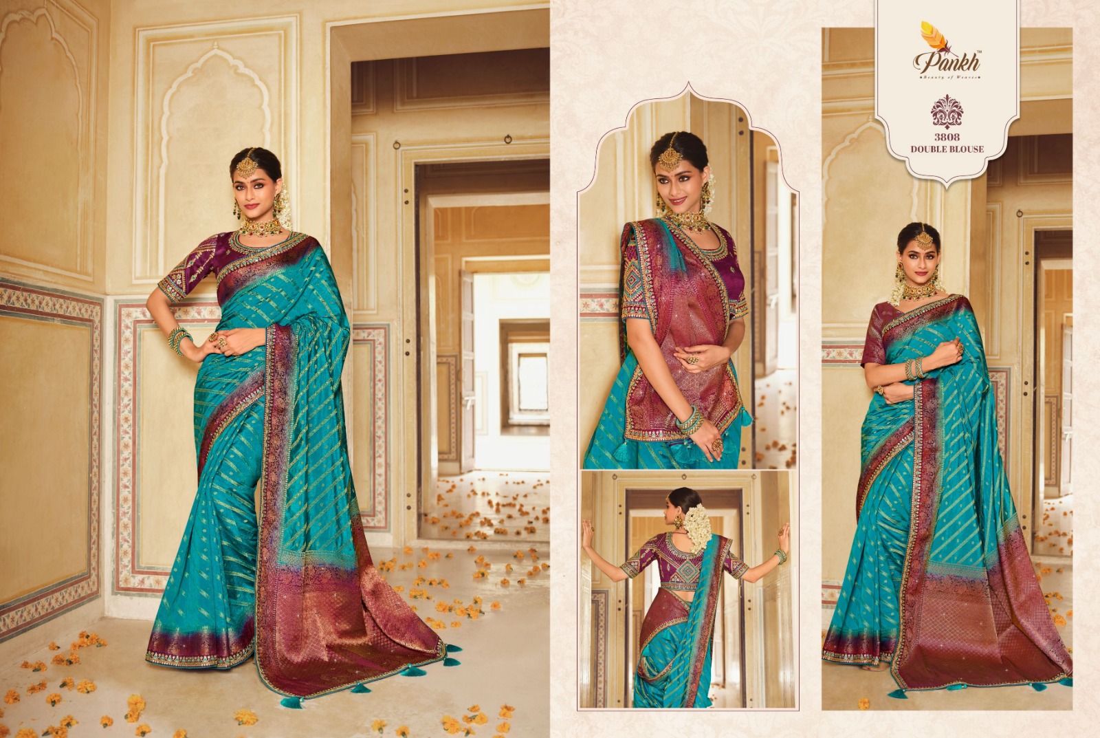 Designer Saree Catalogs - Tathastu 4300 Series Weaving Silk With Work Saree  Catalog Wholesale Distributor from Surat