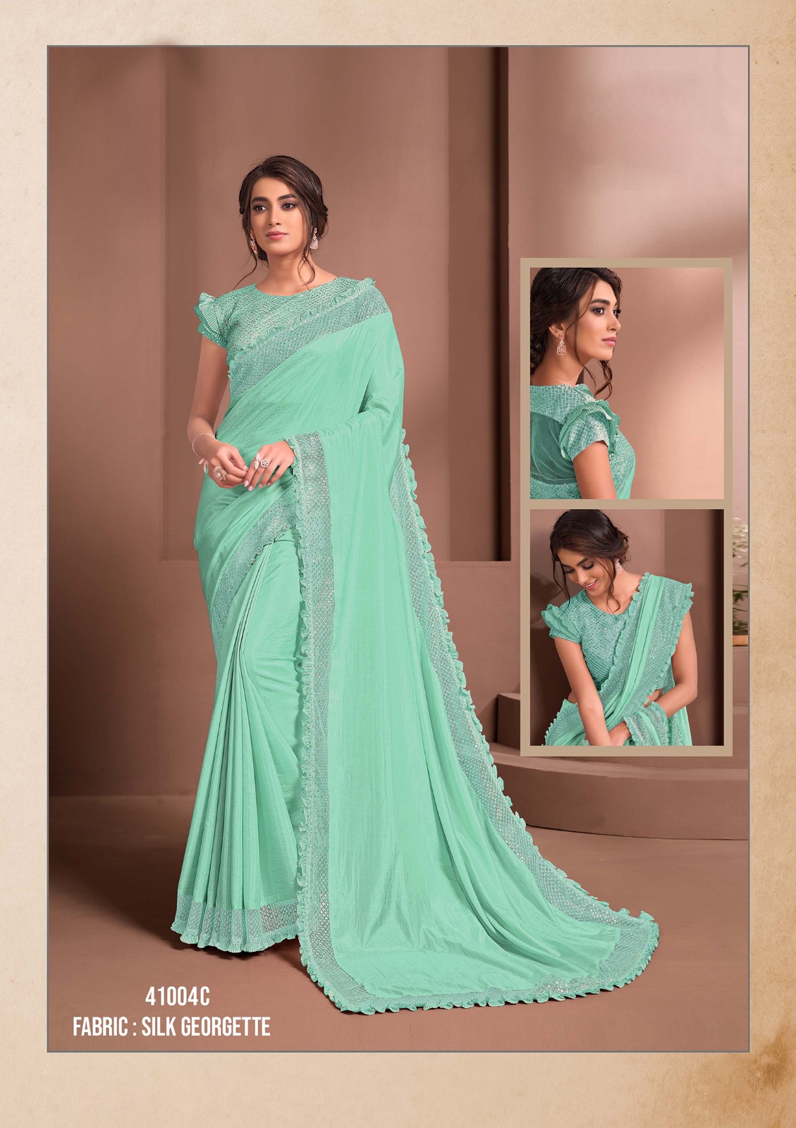 Swarovskin Vol 3 By MN Designer Wedding Partywear Saree Collection MN Saree  Wholesale Sarees Catalog