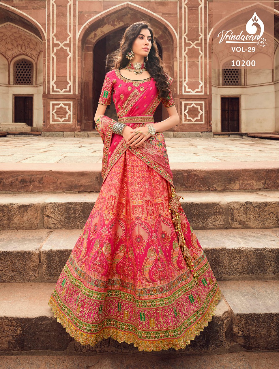 Indian Wedding Wear Lehenga Choli Wholesale at Rs 2685 | Wedding Wear Lehenga  Choli in Surat | ID: 2853104813591