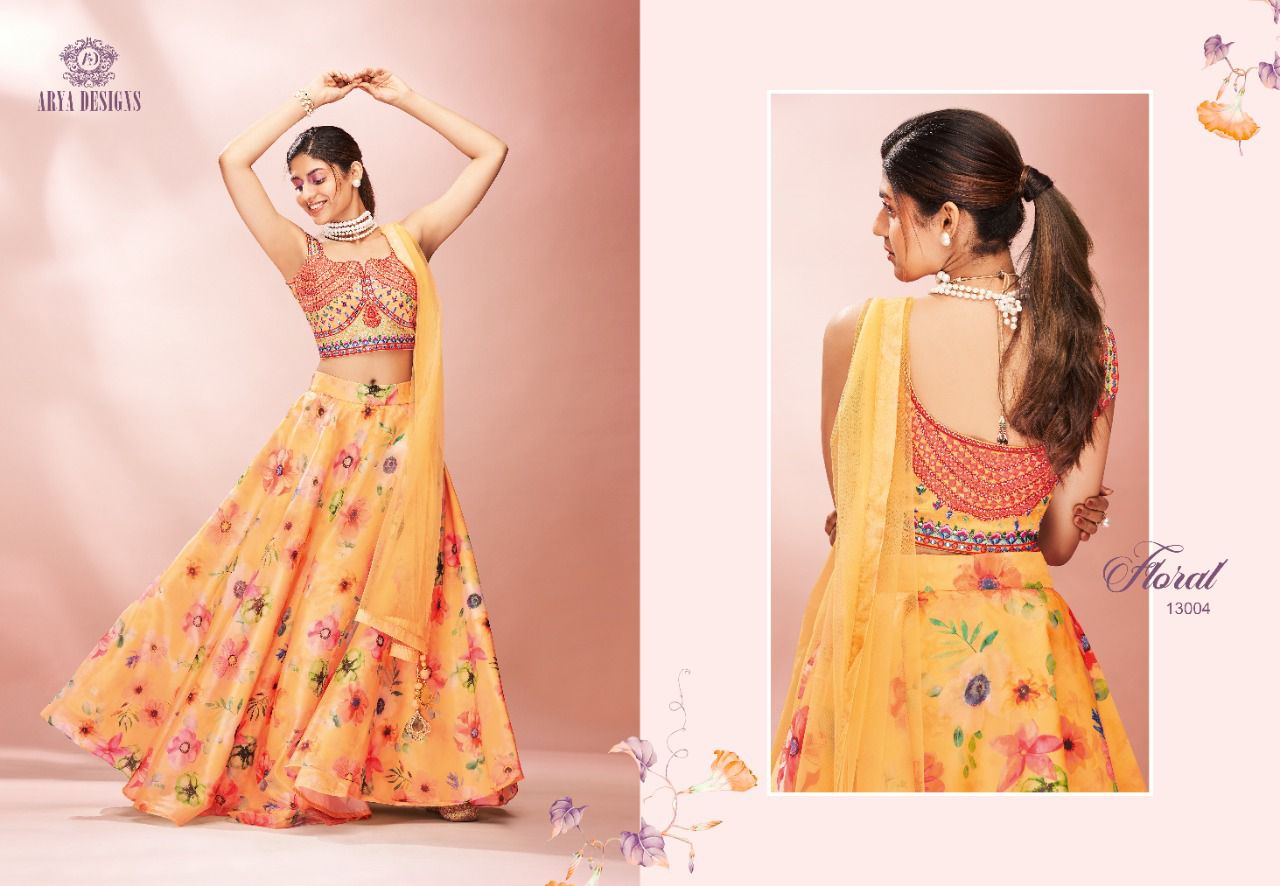 Blue Floral Printed Lehenga Set Design by Pomcha Jaipur at Pernia's Pop Up  Shop 2024