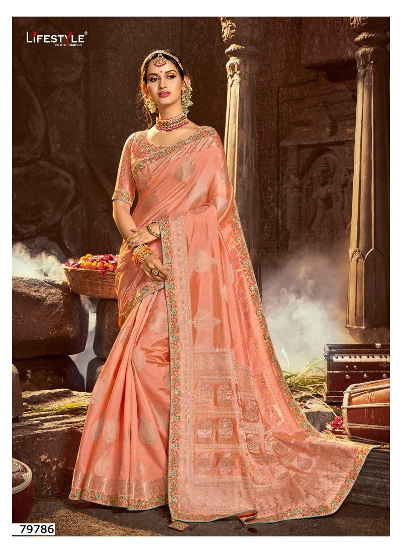 Lifestyle Presents Swetagini Vol 1 Nylone Silk Sarees