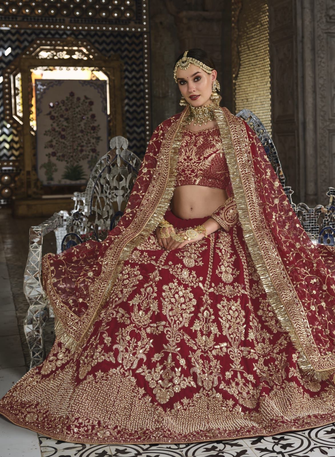 Beautiful Bridal Lehengas that having nothing to do with the Bridal Red -  Wish N Wed