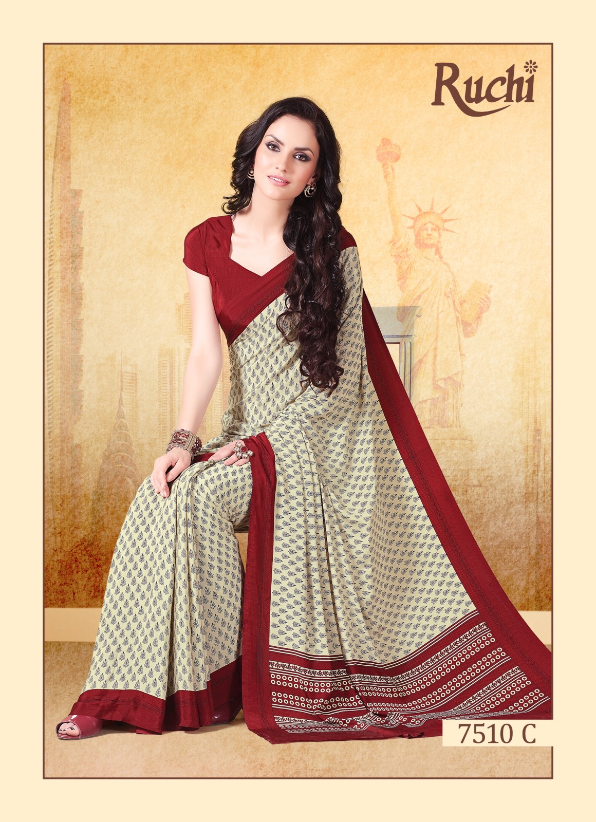 Party Wear Sarees - Sarees: 60 Gm. Dyed Georgette and Nylon | Online  Shopping