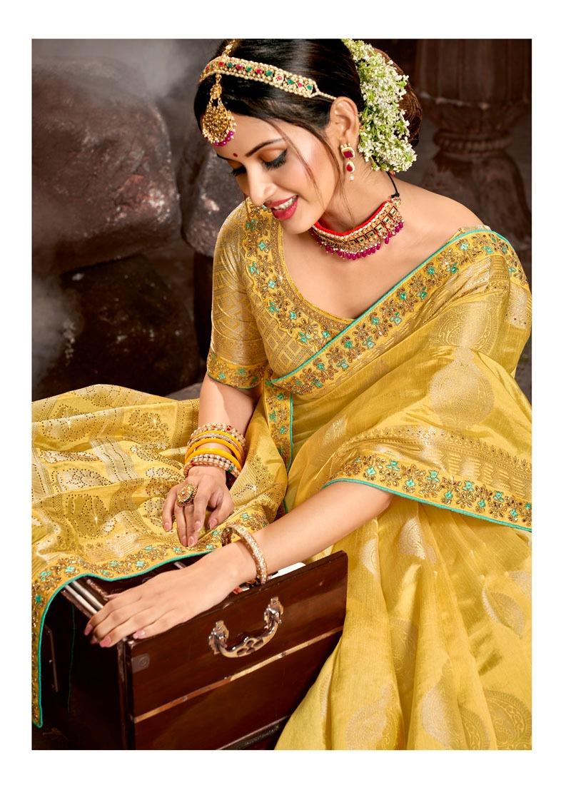 Lifestyle Chandrika Fancy Banarasi Silk Saree Collection in surat