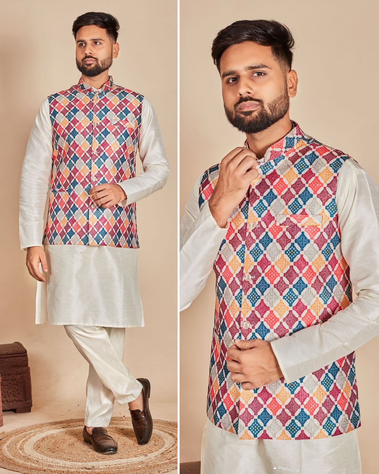 Buy Men s Traditional wear Black Indo Western koti Kurta Collection at Rs.  22 online from Royal Export Kurta Pajama Wholesale : RE1084