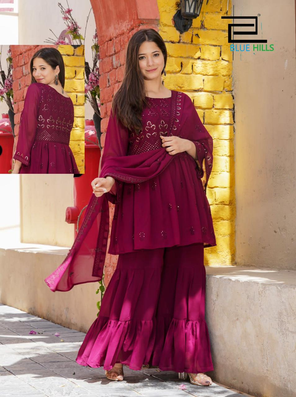 Latest Sharara Suit Design 2023 You Need to Know-gemektower.com.vn