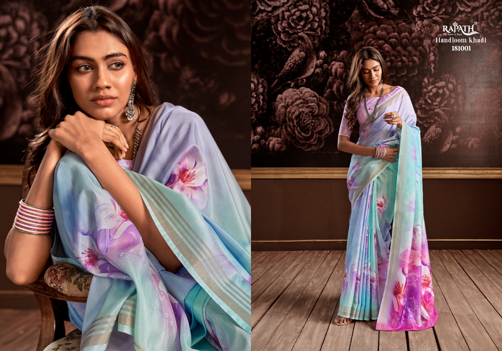 Anabiya HANDLOOM Party Wear Pure Tussar Silk Saree Manufacturer, 6.3 m  (with blouse piece)