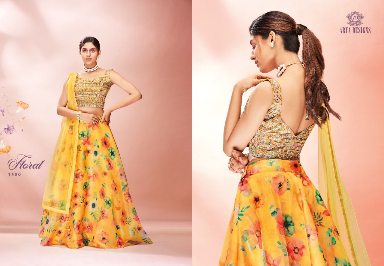 Buy Glamorous Blue and Peach Printed Lehenga and Blouse With Dupatta At  Shopgarb – Shopgarb Store