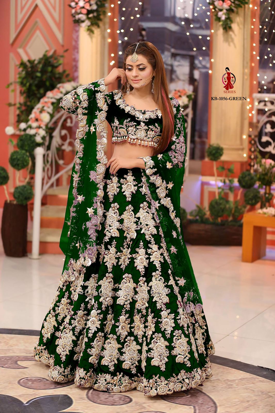 Pink Bridal Indian Pakistani Bridal Lehenga In Crepe SRARY10806 –  ShreeFashionWear