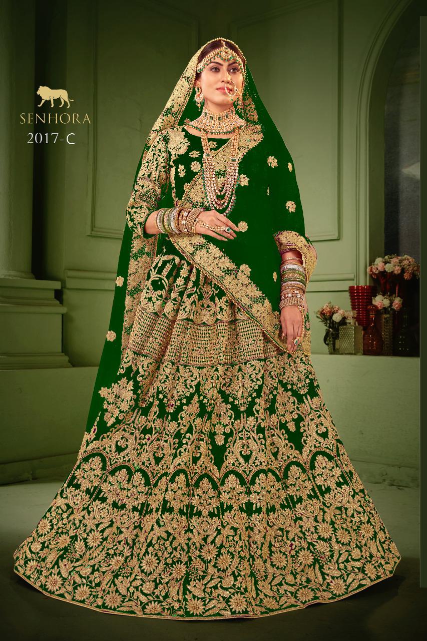 Buy Green Lehenga And Blousegaji Vadhu Blossom Embroidered Bridal Set For  Women by Payal & Zinal Online at Aza Fashions.