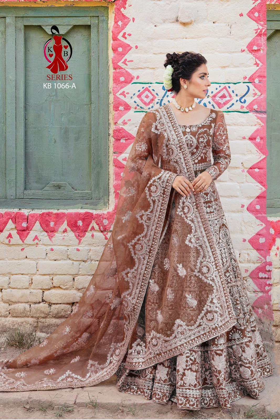 KB 1066 By Senhora Dresses Designer Bridal Anarkali Gown Collection Senhora  Wholesale Gowns Catalog