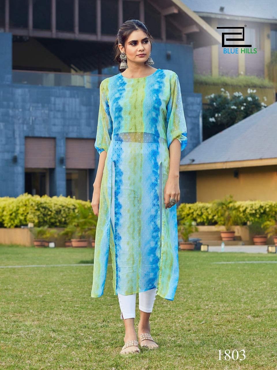 Fancy Georgette Kurti For Women - Shivam Garment