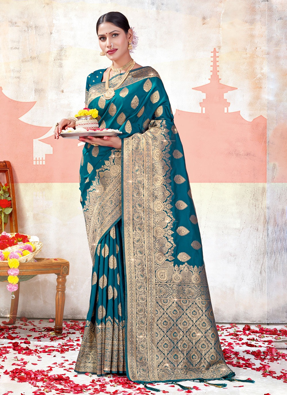 Traditional Half Saree With Price 2024 At Best Price