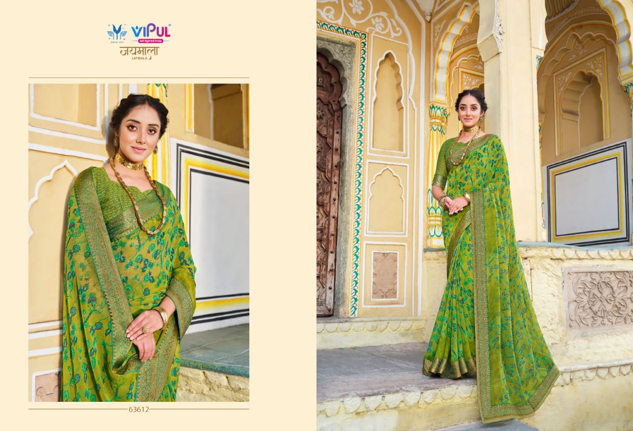 Titlee Vol 04 By Vipul Printed Georgette Sarees Wholesale Shop In Surat -  The Ethnic World