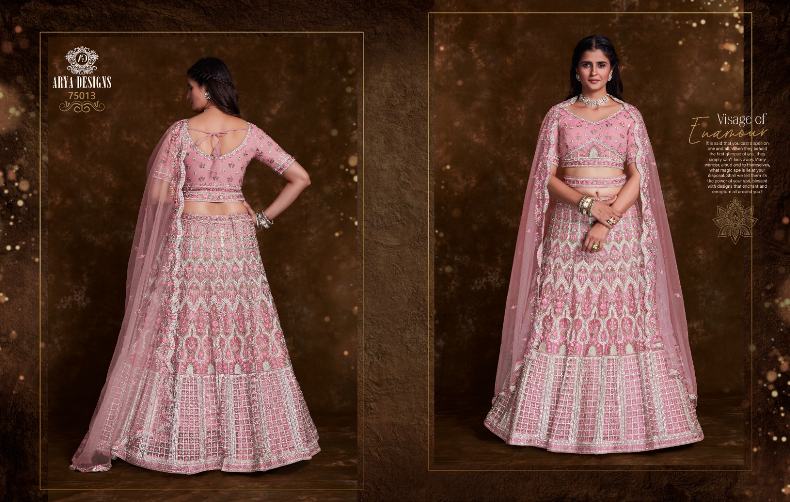 Solid colour lehanga choli