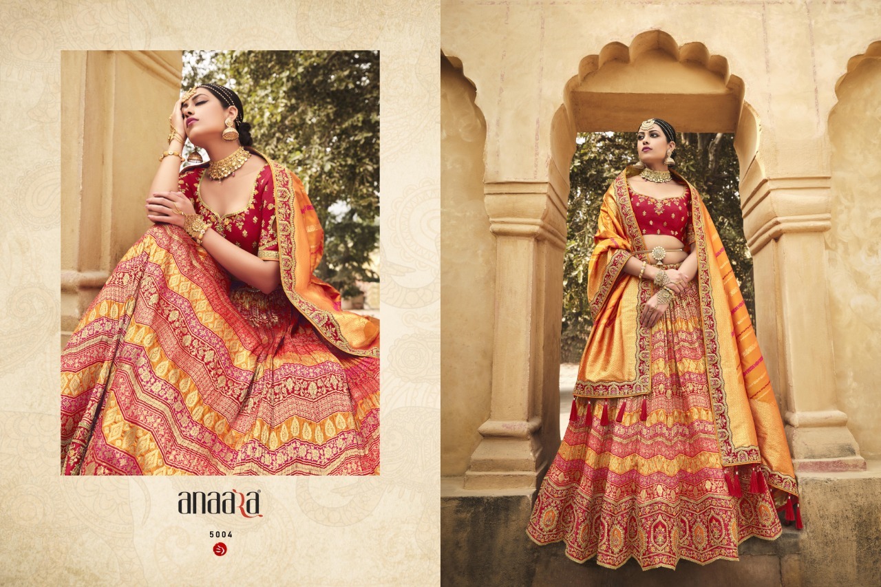 Peach Designer Embroidered Lehenga Choli Set Under 5000 - Dress me Royal