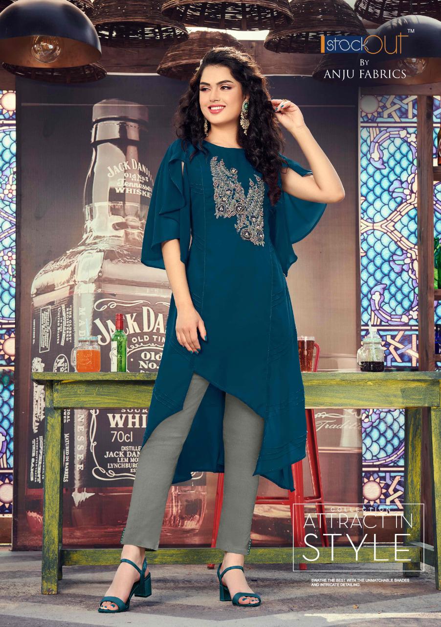 Maira Sanaya Vol 1 Stylish Look Designer Kurti Pent With Work Dupatta On  Wholesale