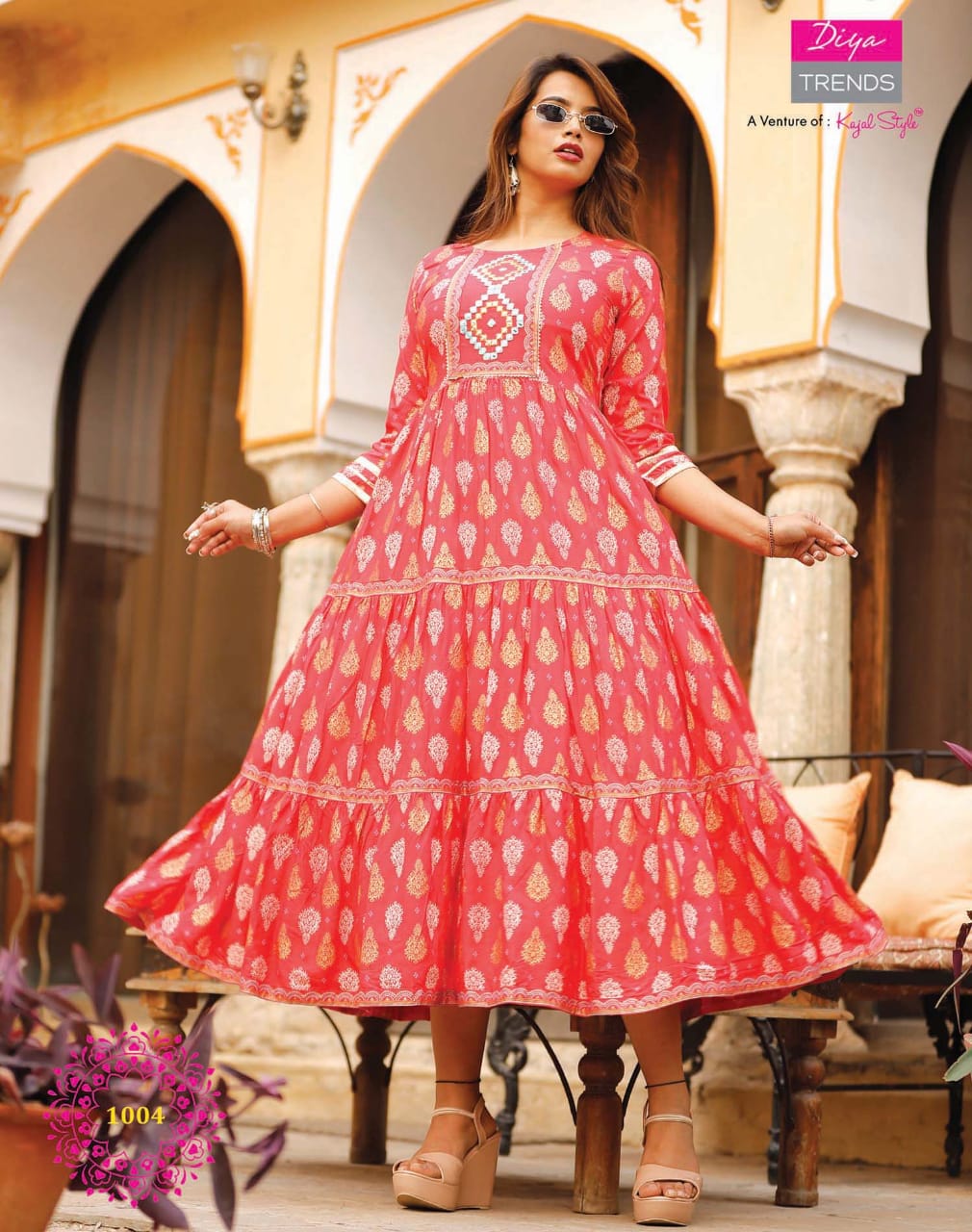 Fly Free Senorita Fancy Designer Ethnic Wear Anarkali Long Kurti Collection  - The Ethnic World