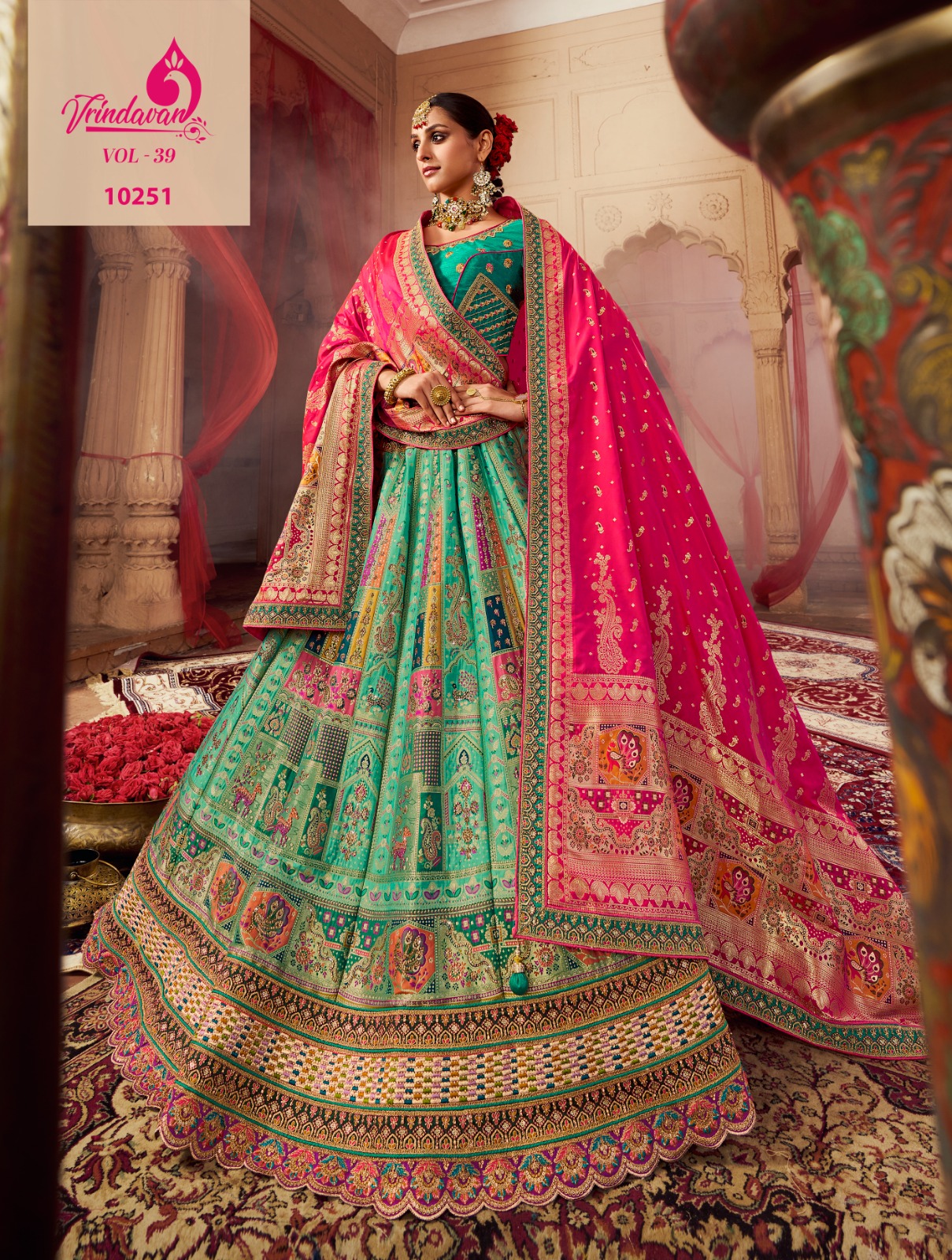 Ladies Ethnic Banarasi Lehenga Manufacturer,Supplier in Surat,Gujarat