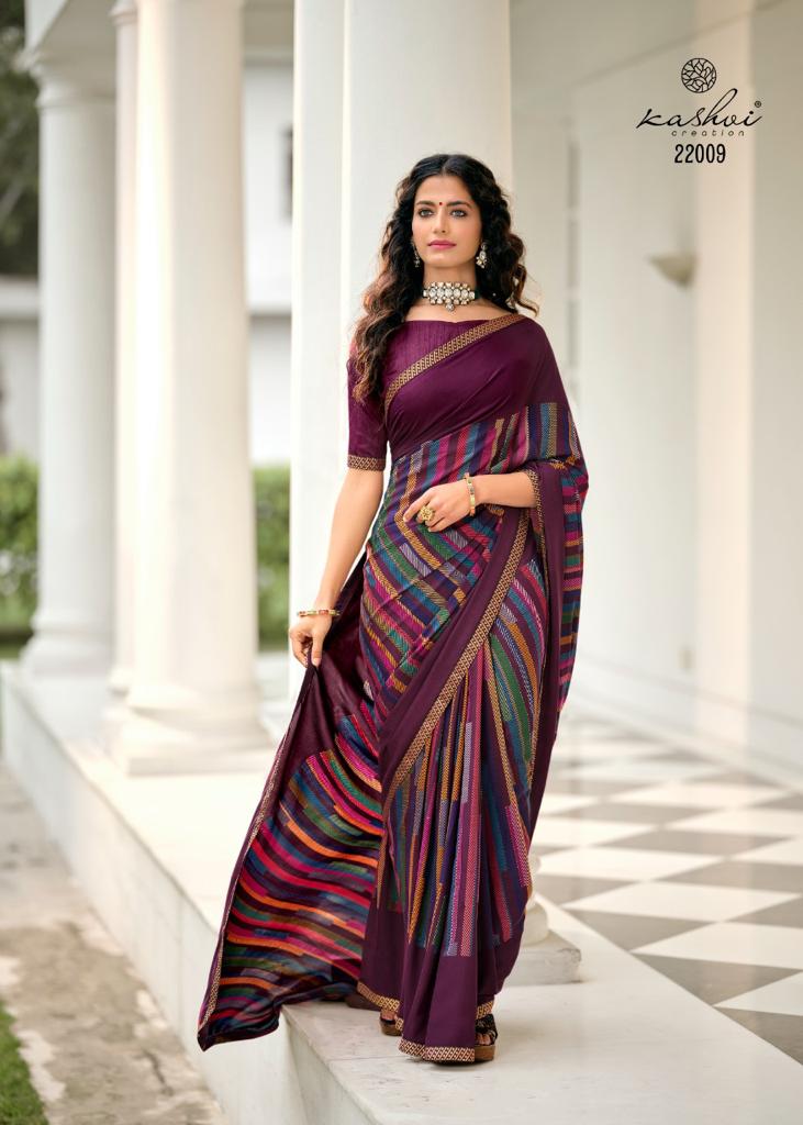 Buy Laxmipati Sarees Printed Daily Wear Georgette Multicolor Sarees Online  @ Best Price In India | Flipkart.com