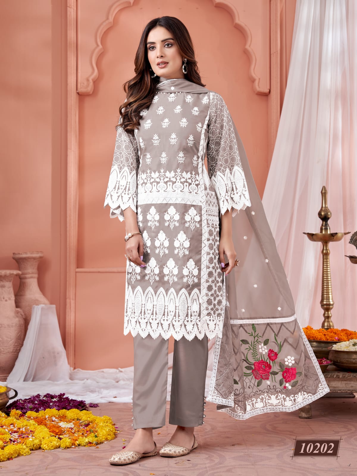 Kurta Sarees For Women Salwar Kameez Suit Sharara Plazzo Pakistani Suit  Wedding Dress - India & Pakistan Clothing - AliExpress