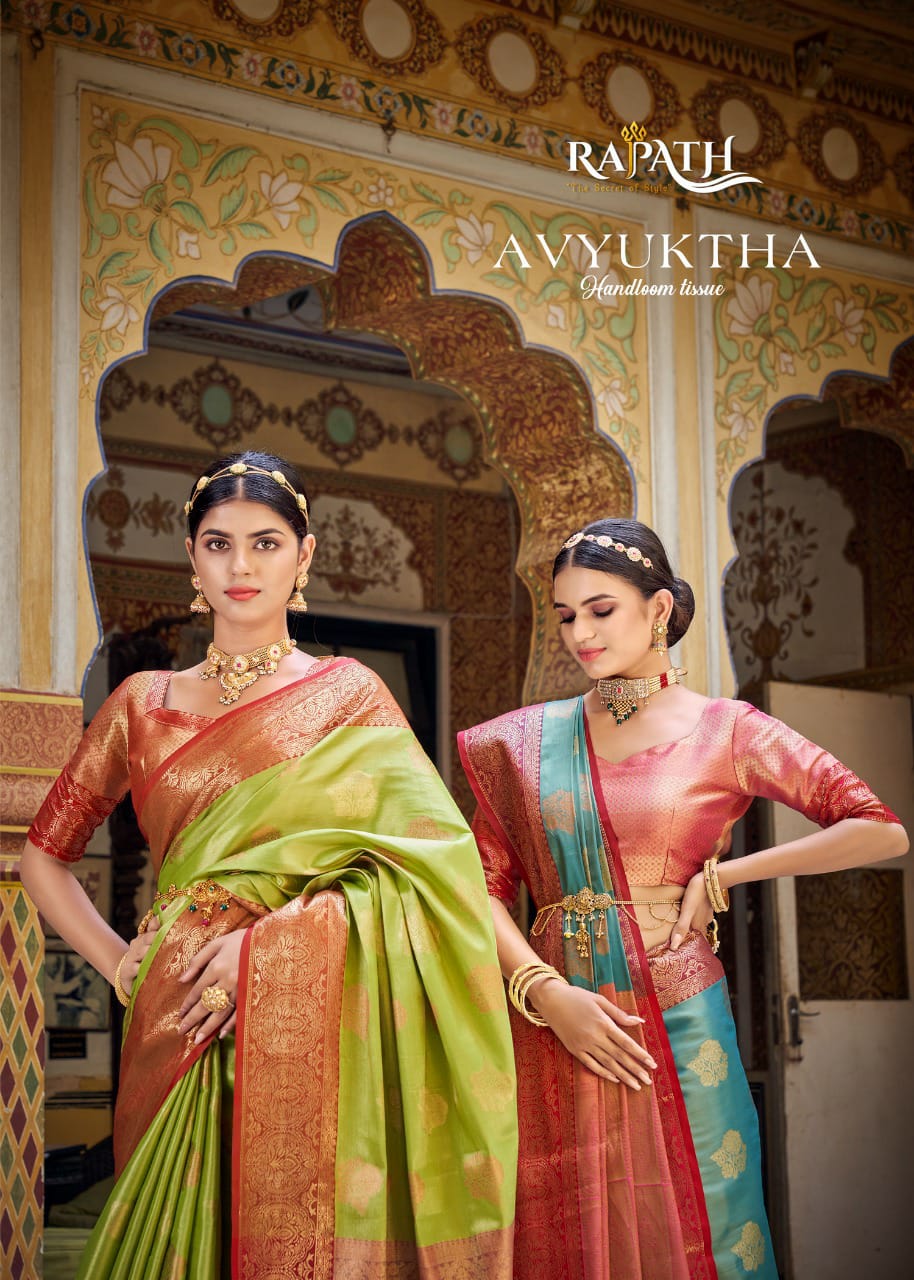 Pothys - Silk saree in leaf green and gold with leaf motifs. | Facebook