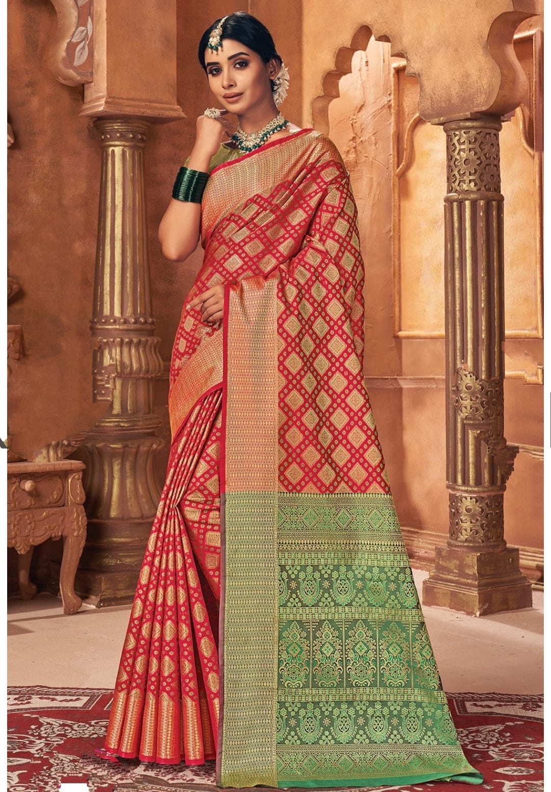 Buy Festival Wear Grey Kanchipuram Silk Saree Online From Surat Wholesale  Shop.