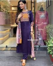 MAHEK KURTIS  PURPLE RANI