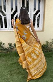 MIRA BELA  DOLA SILK JACQARD BUTTI ALL OVER