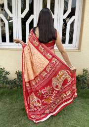 MIRA BELA  SUPER CRAPE SILK SAREE JACQUARD SAREE