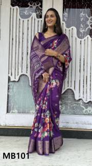 MIRA BELA  DOLA SILK JACQARD BUTTI ALL OVER