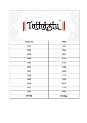 Tathastu  Anaara Series 5301 to 5312