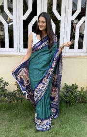 MIRA BELA  SUPER CRAPE SILK SAREE JACQUARD SAREE