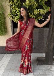 MIRA BELA  DOLA SILK JACQARD BUTTI ALL OVER