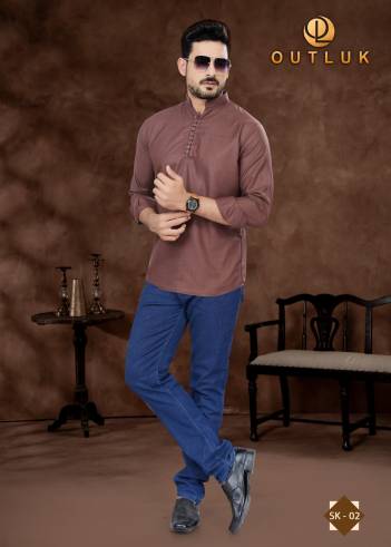 SHORT KURTA VOL-1 BY OUTLOOK MEN KURTA WHOLESALER IN INDIA