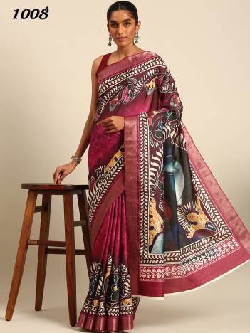 BUNAWAT VANTARA VOL-06 1002 TO 1018 NX DESIGNER PRINTED SAREE WHOLESALER IN SURAT