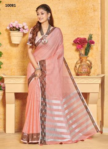 AARUSHI BY SANGAM PRINTS LINEN SAREE MANUFACTURER IN INDIA