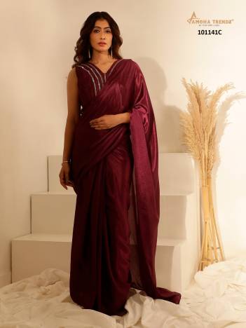 AMOHA 101141 COLOUR’S 101141A TO 101141L DESIGNER SAREE WHOLESALER IN SURAT