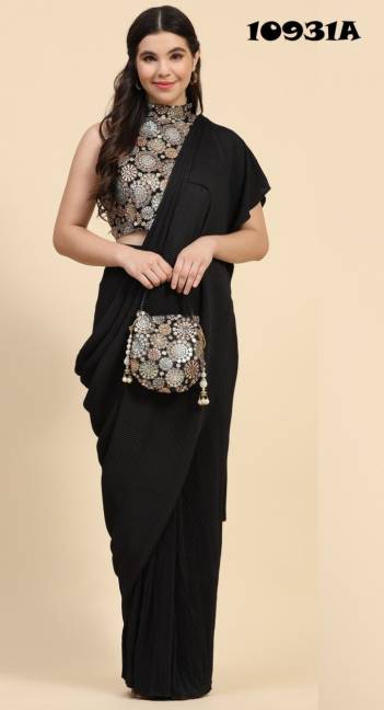 D.NO. 10931A BY AMOHA PARTY WEAR SAREES MANUFACTURER IN INDIA