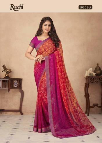 SAVERA VOL-3 BY RUCHI CHIFFON SAREE MANUFACTURER IN INDIA