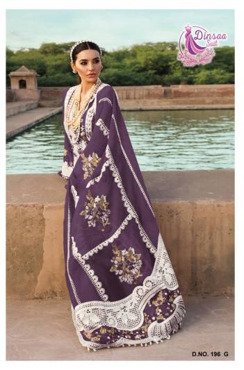 D.NO. 196 BY DINSAA COTTON SALWAR KAMEEZ MANUFACTURER IN INDIA
