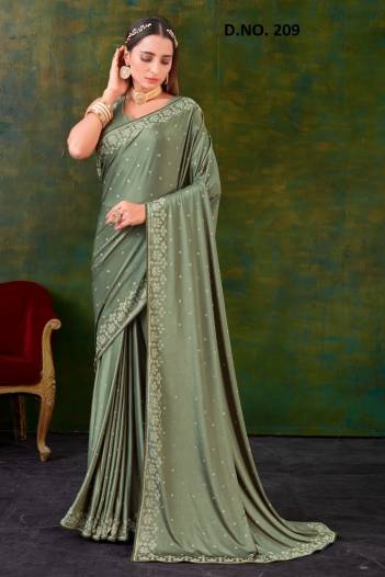 SWAROVSKI BY AMOHA DESIGNER SAREE MANUFACTURER IN GUJRAT